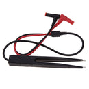 SMD Inductor Test Clip Probe Tweezers for Resistor Multimeter Capacitor