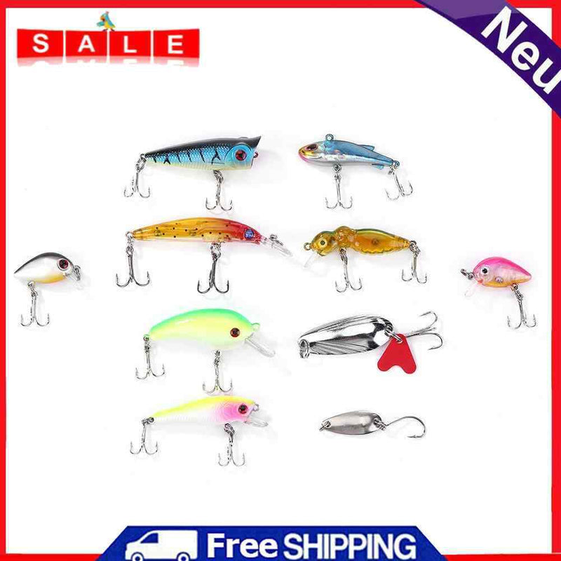 heummyo fish bait set VIB minnow artificial bait bait sequins popper swimbait