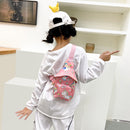 Children Cute Cartoon Print Chest Bag Crossbody Bags Mini Nylon Messenger Bags