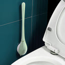 Wall Mounted Toilet Brush with Holder Long Handle Bathroom Cleaner (Green) Newly