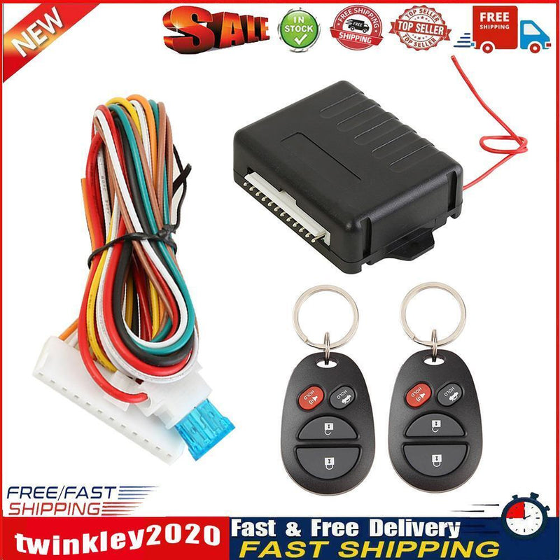 Car Remote Central Door Lock Kit Auto Keyless Entry Alarm System 410/T123 Newly