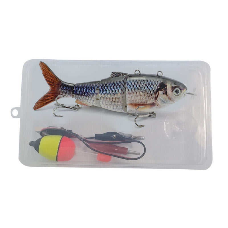 Robotic Fishing Lures Auto Bait Wobblers 4-Segment LED Swimbaits (BL-2042) Newly