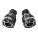 MUQZI MTB Bicycle Pedal Lock Extension Quick Release Pedal Adapters (Black)