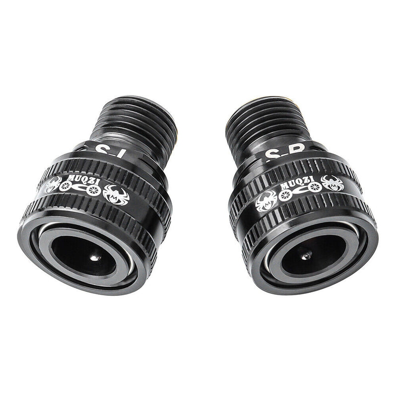 MUQZI MTB Bicycle Pedal Lock Extension Quick Release Pedal Adapters (Black)