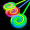 Rotating LED Lolly Fairy Wands Flashing Plastic Glow Sticks Party Supplies