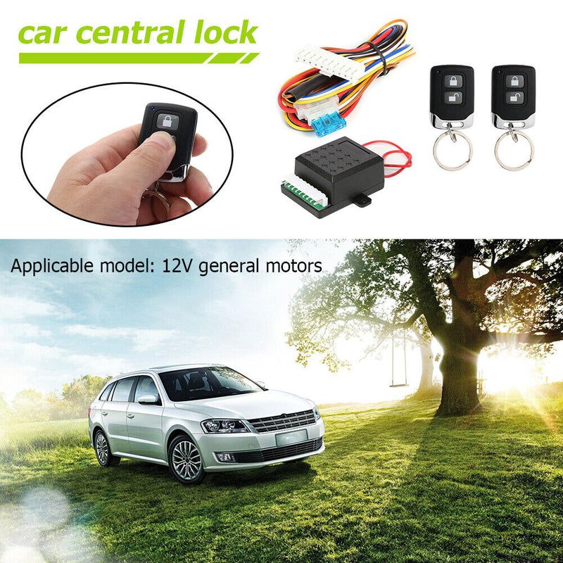 Universal Car Remote Central Door Lock Kit Keyless Entry Alarm System 401/T242