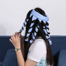 Heatless Spiral Curlers Sleeping Headband Hair Curler Hair Styling (Blue) Newly