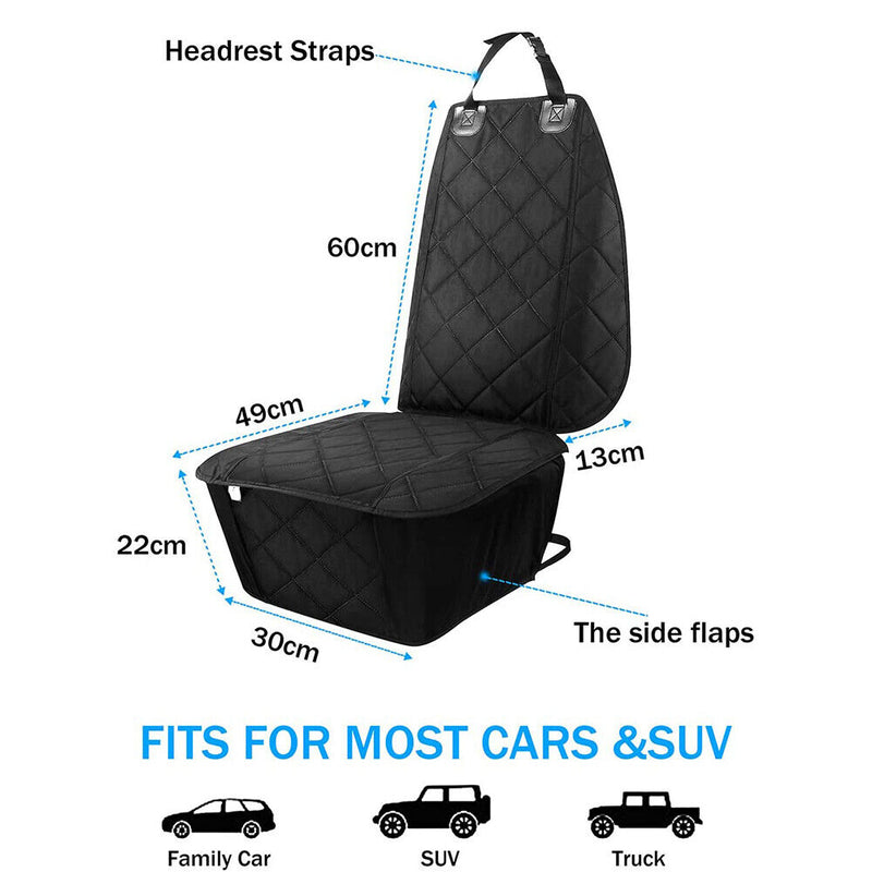 Waterproof Car Front Seat Mat Safety Travel Accessories for Cat Dog Pet Car