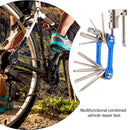 11 in 1 MTB Bike Repair Tools Kit Multifunctional Maintenance Tool (Blue) Newly