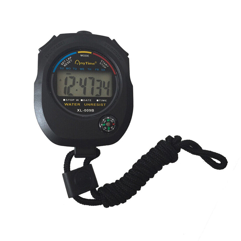 Electronic Digital Alarm Counter Stopwatch Portable Sports Running Chronograph