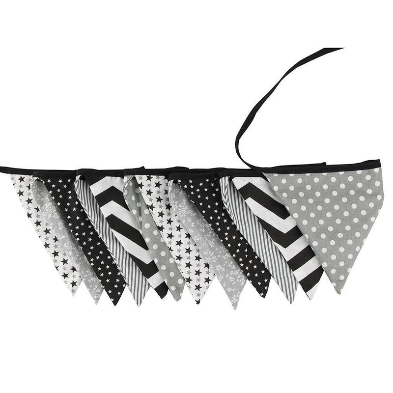 12 Flags 3.2m Pennant Bunting Banners Triangular Flags Party Wedding Decor