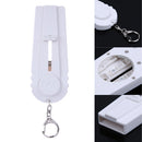 Flying Cap Bottle Beer Opener Cap Launcher Fire Hat Key Ring White
