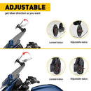 Spoiler Clip On Motorcycle Motorbike Wind Deflector Motorcycle Windshield