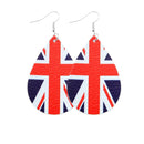 Union Jack Earrings Funky Earring British Flag Drop Earrings Q1 Jubilee N7U6