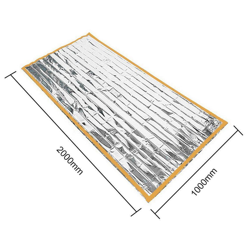 Outdoor Emergency Survival Sleeping Bag Thermal Camping Rescue Blanket