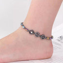 Metabolism Jewelry Gift Magnetic Therapy Anklet for Women Men Hematite Anklet