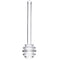6  Honey Spoon Glass Honey Dipper Stick Syrup Dispenser For Honey Server M3N8