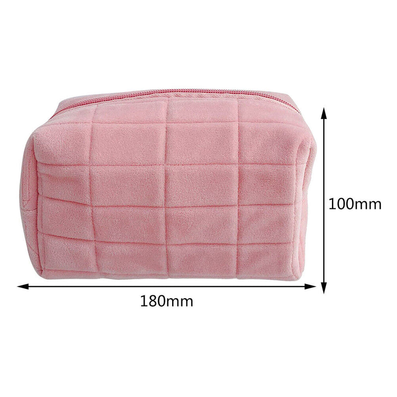 #A Plush Cosmetic Bag Pillow Bag Travel Organizer Cute Makeup Pouch for Women Gi