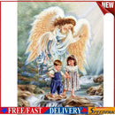 5D Diamond Painting Kit DIY Angel and Girl Full Round Drill Mosaic Picture
