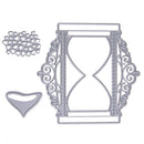 3pcs DIY Sandglass Metal Cutting Dies Stencil Scrapbooking Embossing Craft-