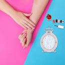 Women Crown Shape Nail Art Plate Nail Display Stand Photo Props for Salon Hom