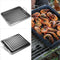 Kitchen Baking Plate Frying Pan Rectangle Non-stick Grill Cookware BBQ Tray