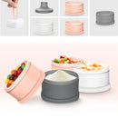 Detachable 4 Layers Milk Powder Box Feeding Dispenser Storage Container Snack