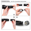 Ultraviolet Torch Waterproof 395-400nm 51 LED UV Detection Flashlight Lamp Newly