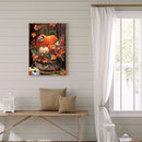 Full Drill Diamond Painting 5D DIY Pumpkin Rhinestone Picture Wall Decor Poster