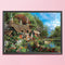 DIY Country House Full Embroidery Kit Counted Cross Stitch Craft Art Home Decor