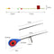 Winter Ultrashort fishing Rod Ice Fishing Extension Rod ABS Fishing Tools