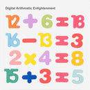 DIY Wooden Alphabet Crafts Jigsaw Education Puzzles Brain Teaser (Numbers)