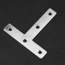 4pcs T-type Angle Fastener Shelf Stainless Steel Angle Codes Furniture Connector
