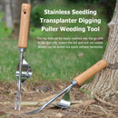 Weeding Grass Puller Garden Weeder Fork Lawn Digging Hand Tool for Transplanting