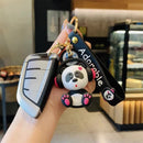 Pendant Creative Gift Animal Key chain Silica gel Trend Key buckle