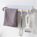 Kitchen Towel Holder Bathroom Roll Paper Storage Rack Tissue Shelf (White) Newly