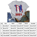 Independence Day Print Dog Tea (Light Grey M) T-Shirt
