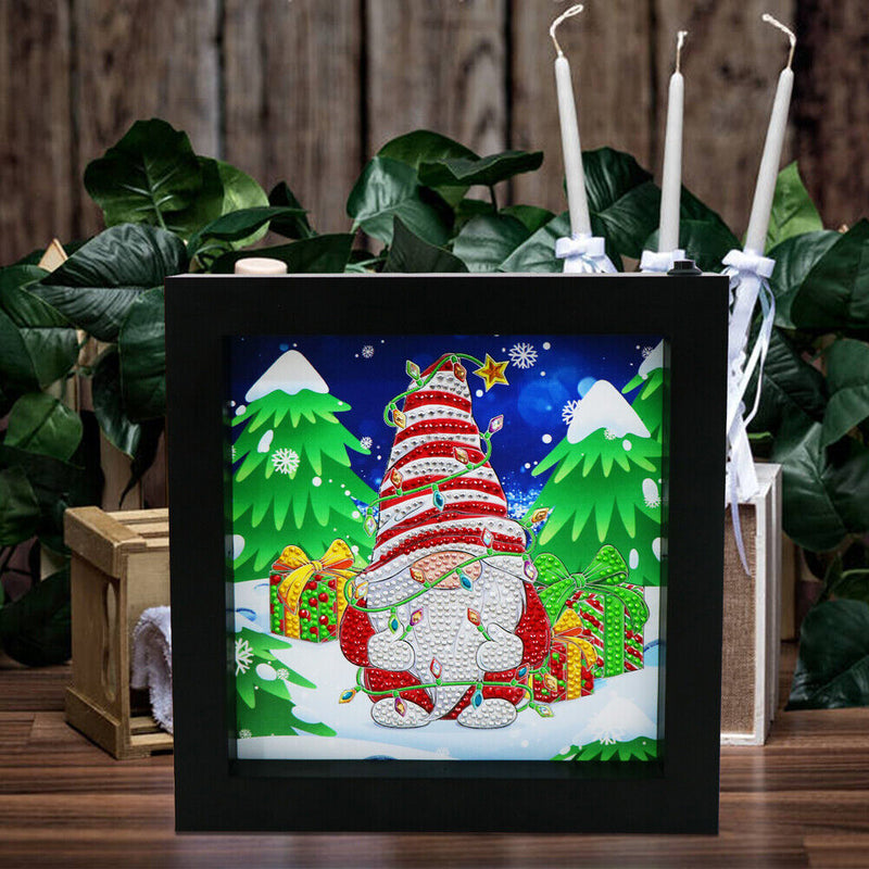 LED Light DIY Diamond Painting Partial Crystal Special Shaped Drill Mosaic Ar