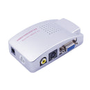 PC Laptop VGA to TV RCA Composite S-video Switch Converter Signal Adapter