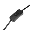 E27 Lamp Bases with Switch Wire for Pendant Bulb Hang Light (Lamp Holder-B)
