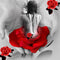 5D DIY Round Drill Diamond Painting Rose Girl Cross Stitch Embroidery Kit Newly