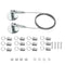Wall Mounted Laundry Line Rope Clothes Rack Drying H Retractable Wire F1X7