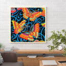 5D DIY Full Round Drill Diamond Painting Colorful Butterfly Rhinestone Art