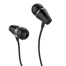 Hoco M34 Wired Earphone In Ear Headset Super Bass Headphone w/Mic (Black)