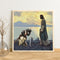 DIY Hand Painted Paint By Numbers Oil Canvas Picture Knight and God Ornament Kit