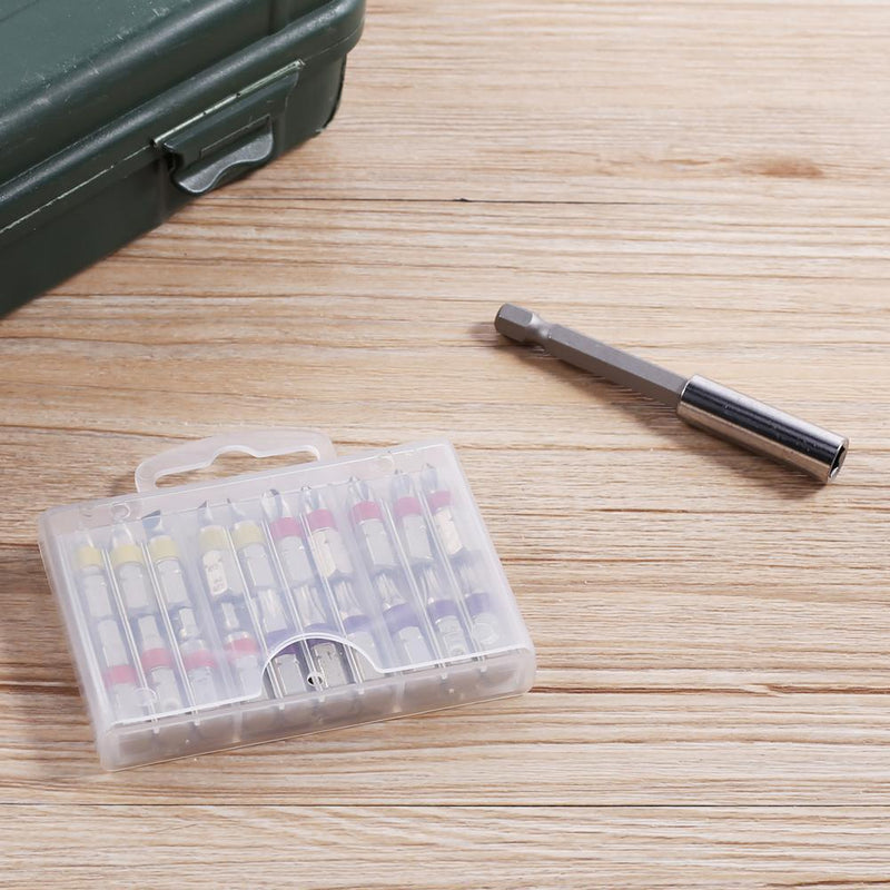 20pcs 25mm Screwdriver Bit Set Kit 1/4in Hex Shank CRV Slotted Torx Hexagon