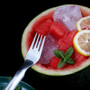 Multifunctional Melon Cutting Fork Stainless Steel Fruit Cutter Kitchen Supply