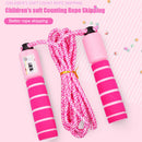 Children Skipping Rope with Counter Jumping Ropes Sports Equipment (Pink) Newly