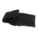 Black Faux Leather Chalk Holder Pouch with Clip Pool Billiards Snooker Cue Tool