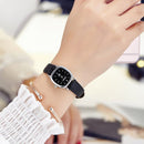 Luxury Watch Women Quartz Casual Thin Leather Strap Square Watch (5
